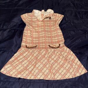 Janie and Jack | Plaid Sleeveless Dress | pre-loved | size:4